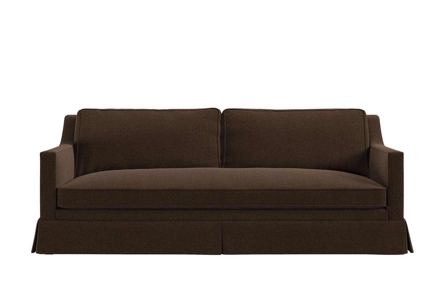 Fairmount Skirted Sofa - 3961 Coffee Linen