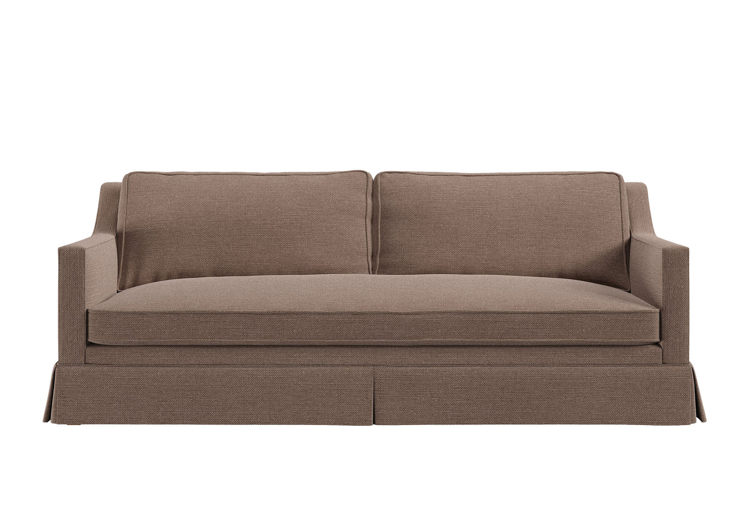 Fairmount Skirted Sofa - 3966 Stone Linen