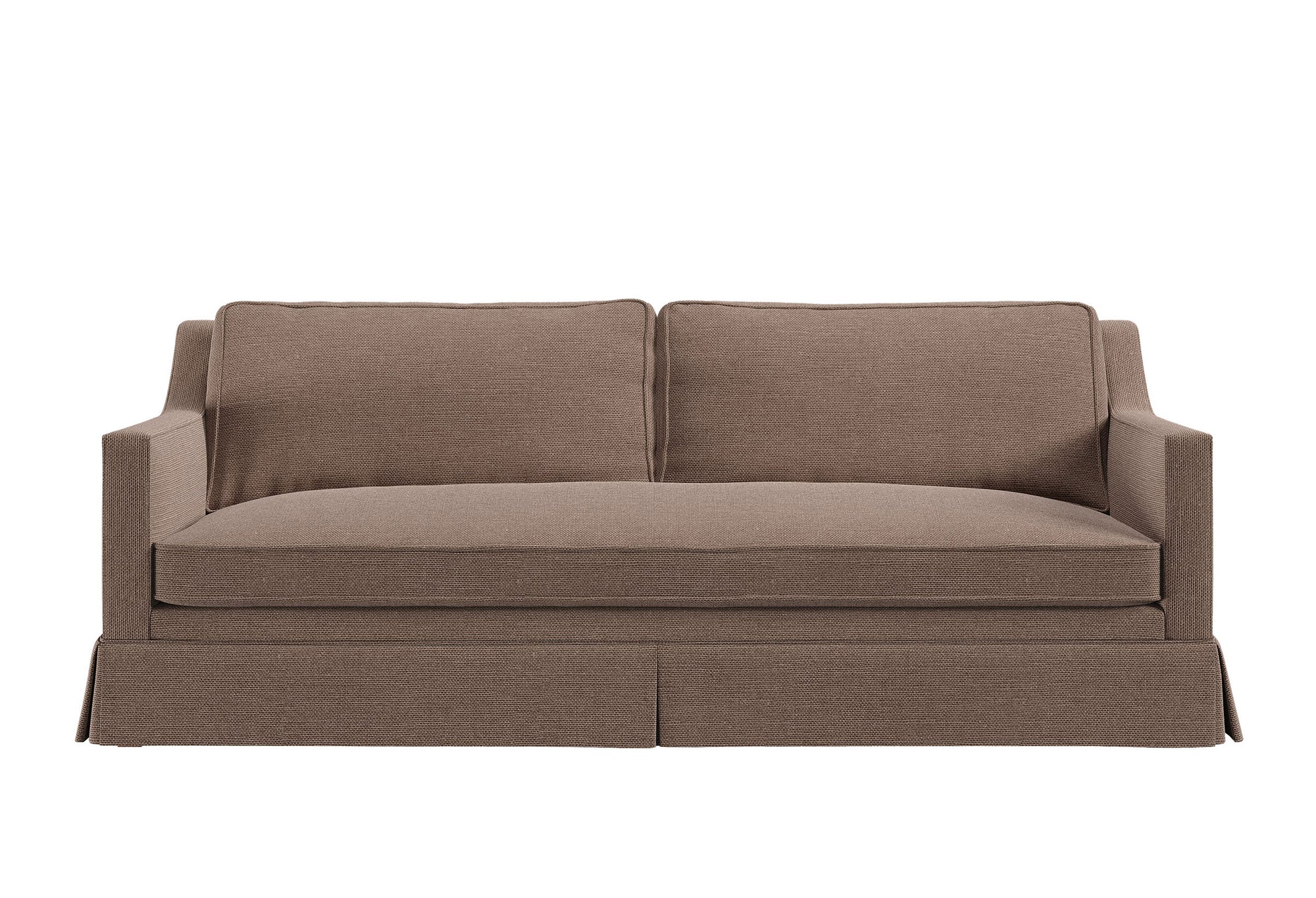 Fairmount Skirted Sofa - 3966 Stone Linen
