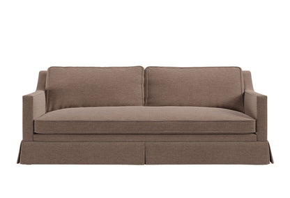Fairmount Skirted Sofa - 3966 Stone Linen